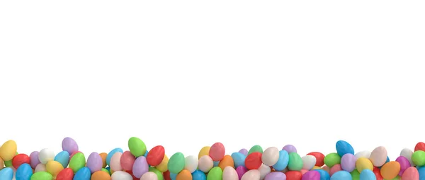 Isolated easter eggs — Stock Photo, Image