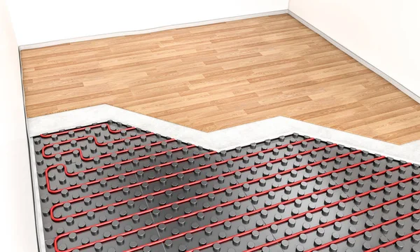 Heater floor system — Stock Photo, Image