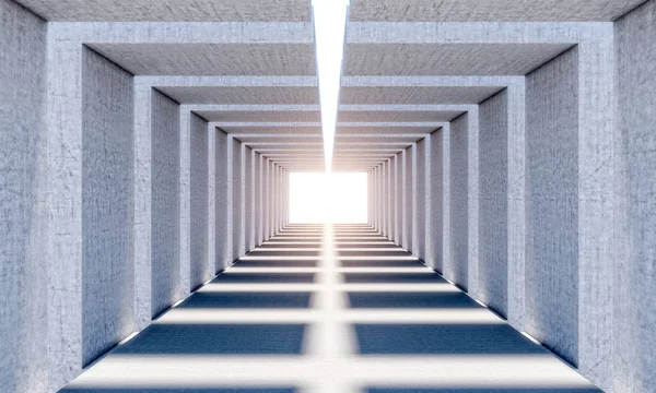 抽象的なコンクリートのトンネル — ストック写真