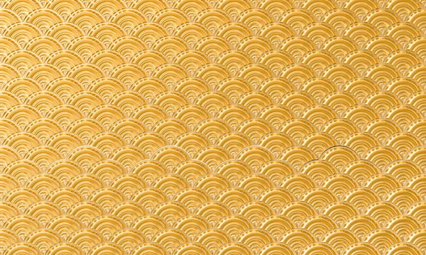 扇型の金地をイメージした3Dレンダリング. — ストック写真