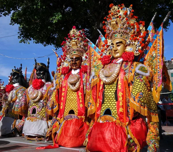 Masques utilisés pour les cérémonies du Temple — Photo