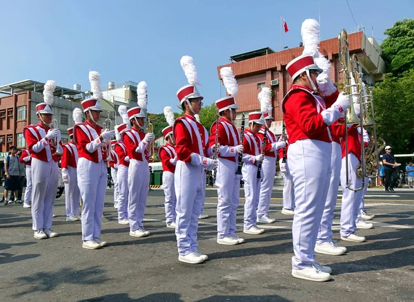 Een middelbare School Marching Band — Stockfoto