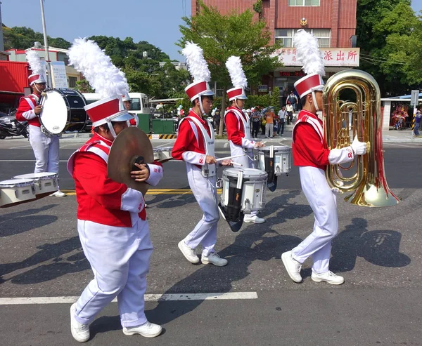 High School Marching Band — Zdjęcie stockowe