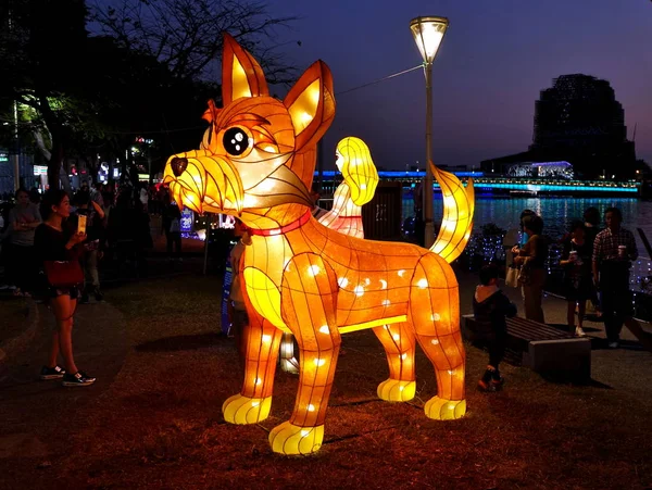 Le festival des lanternes 2018 à Taiwan — Photo