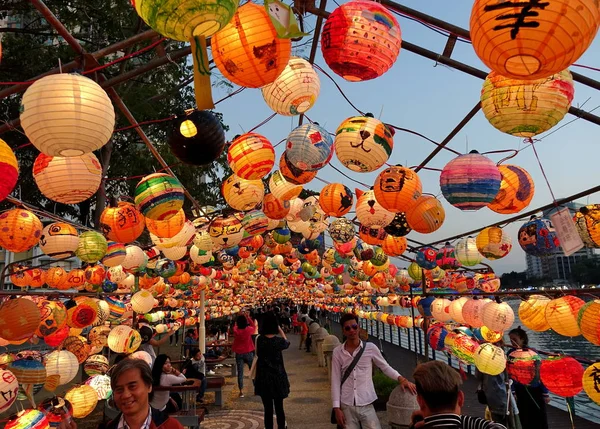 El Festival de la Linterna 2018 en Taiwán —  Fotos de Stock