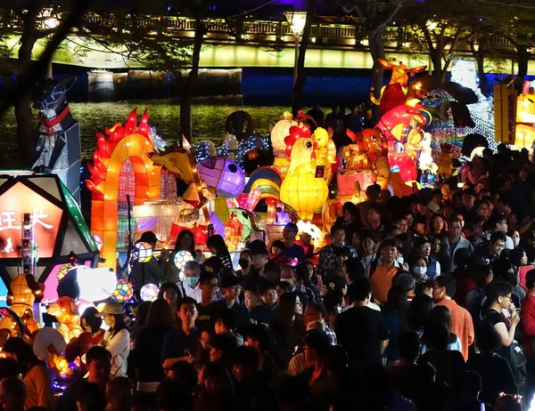 Le festival des lanternes 2018 à Taiwan — Photo