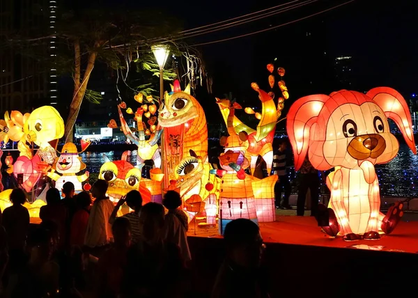 Le festival des lanternes 2018 à Taiwan — Photo