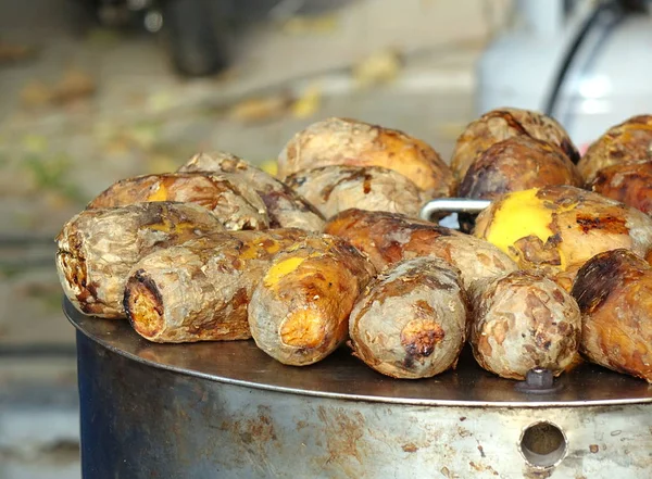 Pişmiş tatlı patates — Stok fotoğraf