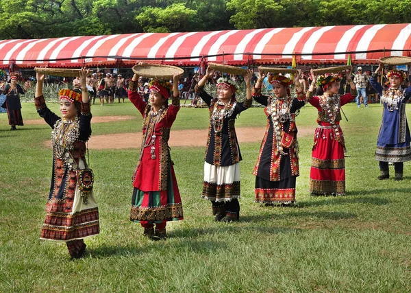 Oogst festival van de Rukai-bevolking in Taiwan — Stockfoto