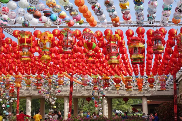 Kaohsiung Taiwan Januari 2020 För Att Fira Det Kinesiska Nyåret — Stockfoto