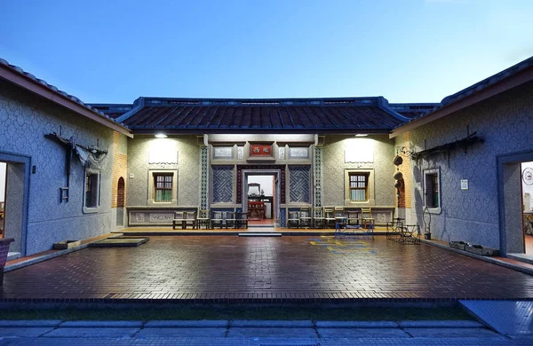 Kaohsiung Taiwan Juni 2019 Wiederaufbau Eines Traditionellen Chinesischen Bauernhauses Hongmaogang — Stockfoto