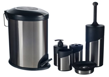 Paslanmaz çelik tuvalet aksesuar seti