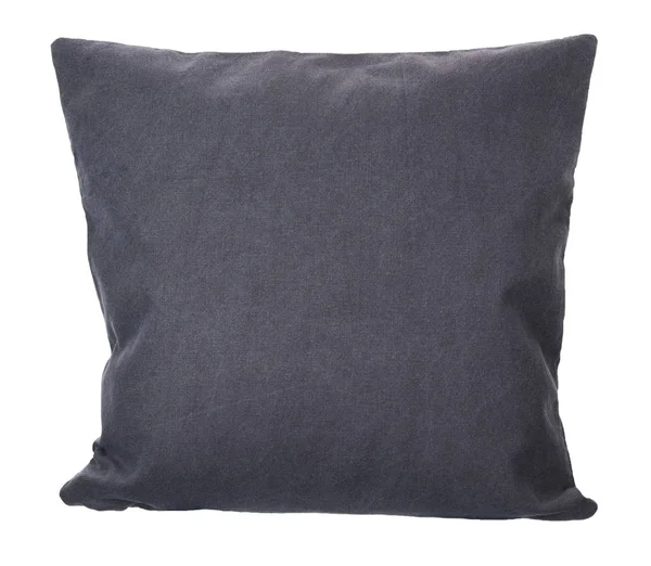 Close-up of decorative grey pillow — Stock Photo, Image