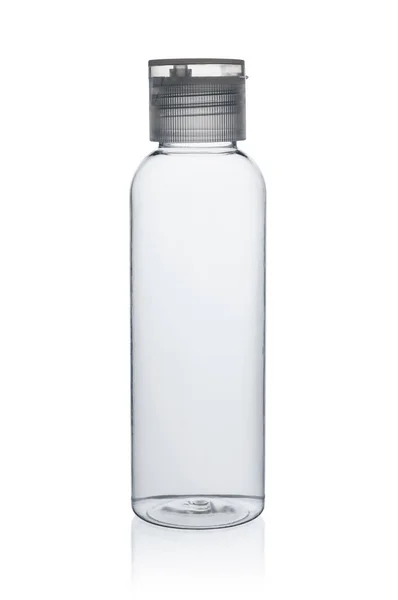 Пластиковая бутылка для косметики — стоковое фото