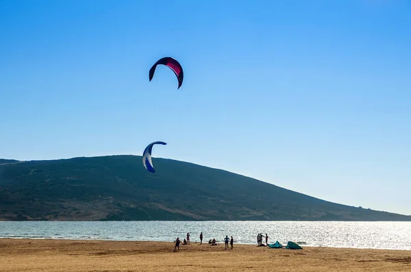 Prasonisi Uçurtma Beach Telifsiz Stok Fotoğraflar