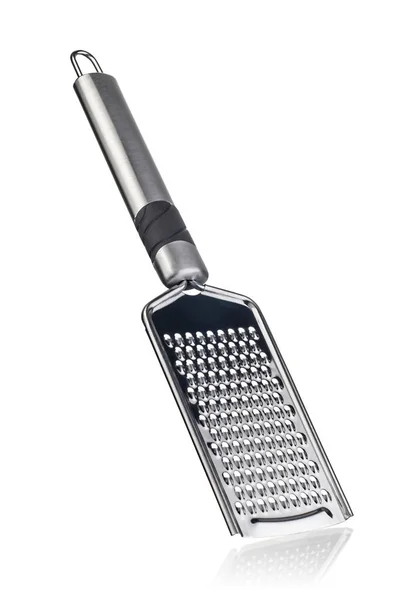 Hand stainless steel grater isolated — Stock Photo, Image