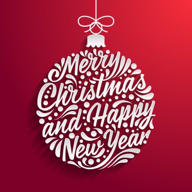 Kaligrafi yazı ile tatil tebrik kartı