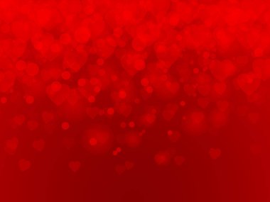 Sevgililer günü. Kırmızı kalpler arka plan