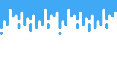 Düz yuvarlak hatları ile Dikişsiz desen vektör, damla degrade soyut