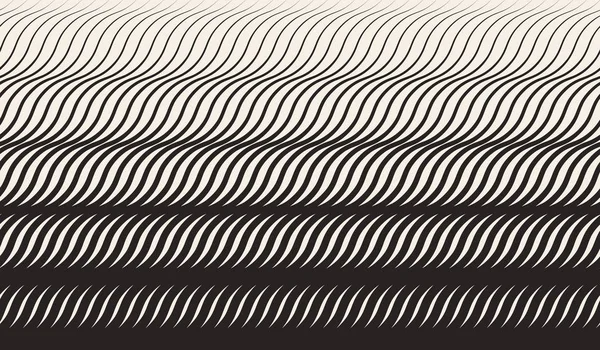 Patrón geométrico abstracto en zigzag de medio tono — Archivo Imágenes Vectoriales