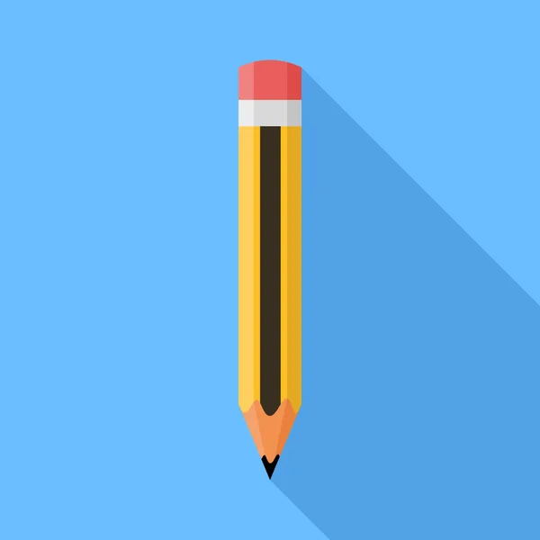 Ceruza. Lapos Design vektor illusztráció — Stock Vector