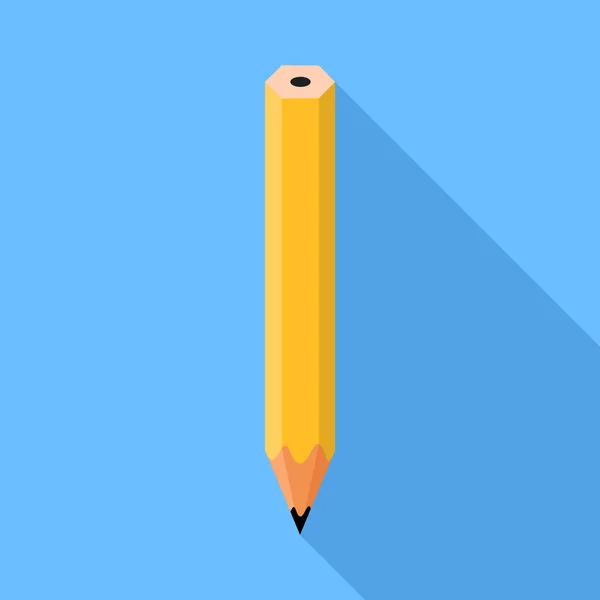Pencil. Flat Design vector illustration — Stock Vector