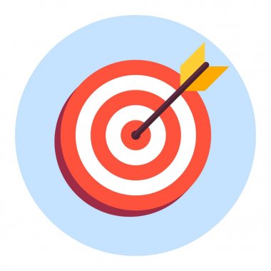 Merkezi Yönetim Kurulu ok. Düz hedef simgesini