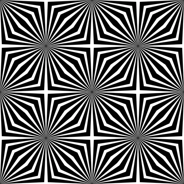 Schwarz-weiß abstrakter geometrischer Hintergrund — Stockvektor