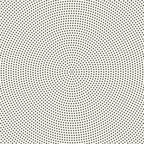 Halftone radial dotted pattern Stock Vector