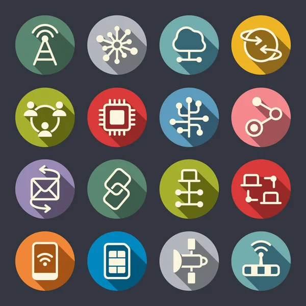 Infographic Icons set — Stok Vektör