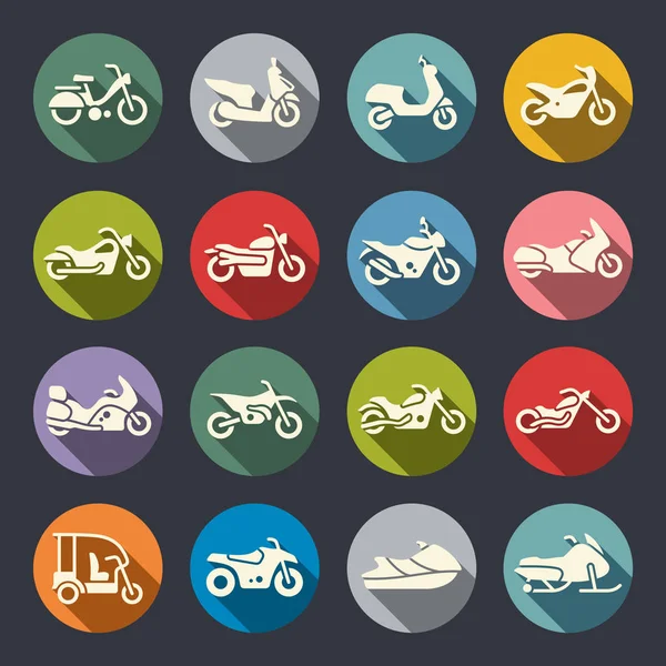 Transport icon set — Stock Vector