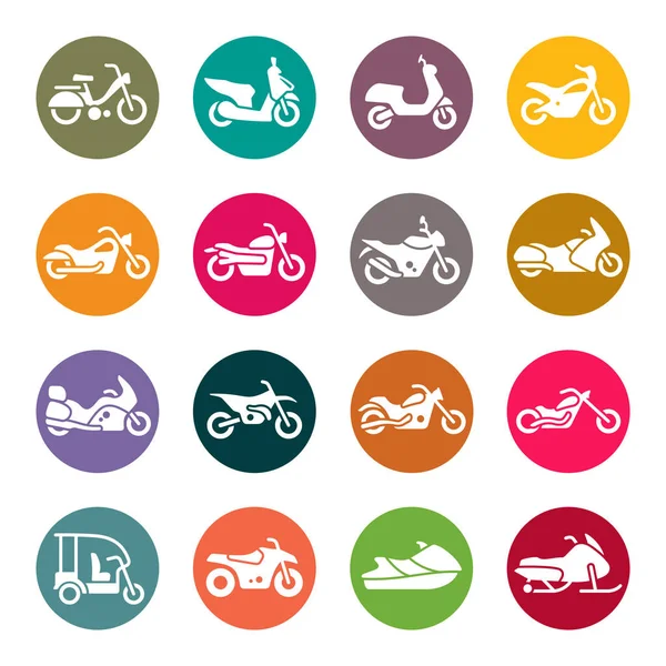 Conjunto de icono de transporte — Vector de stock