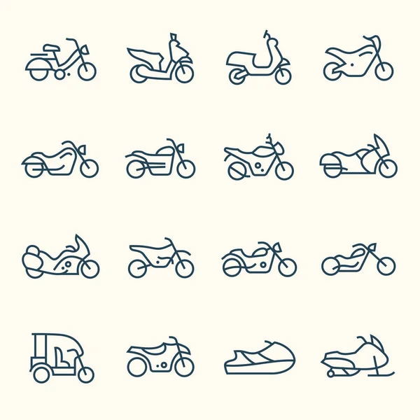 Conjunto de icono de transporte — Vector de stock