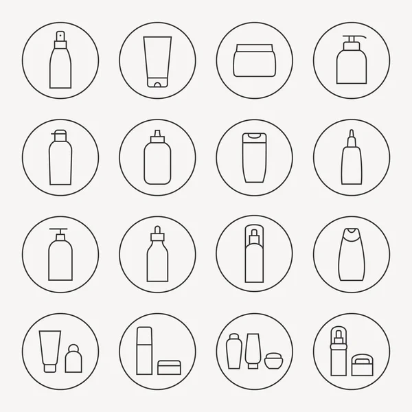 Cosmetics icons set — Stock Vector