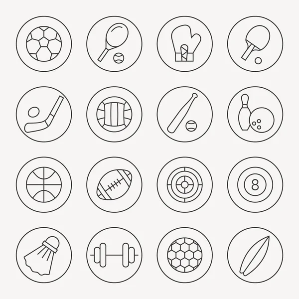 Sport icons set — Stockvector