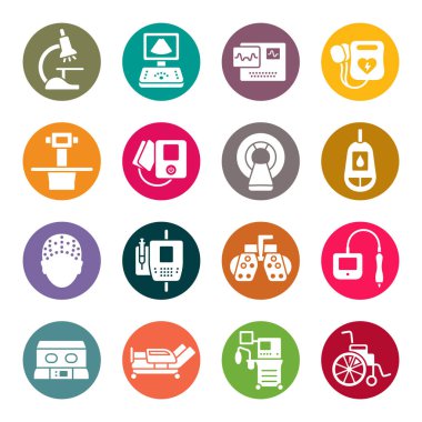 Tıbbi ekipman Icons Set
