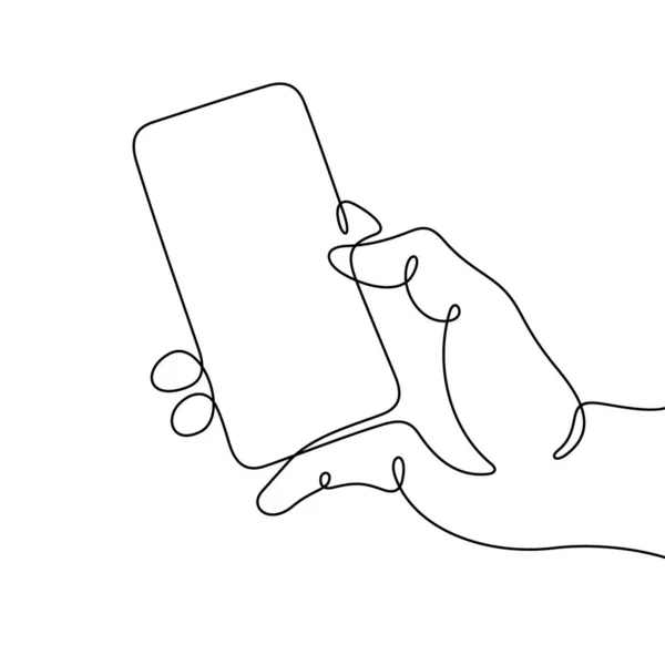 Иконка Телефонной Линии Просто Векторная Иллюстрация — стоковый вектор