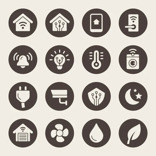Set Mart Home Icons Simply Vector Illustration — ストックベクタ