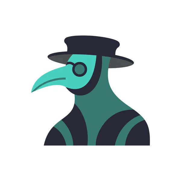 Plague Doctor Vector Illustration — Stock Vector