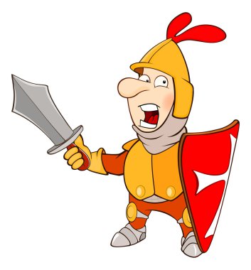  Çizgi film Knight karakteri  