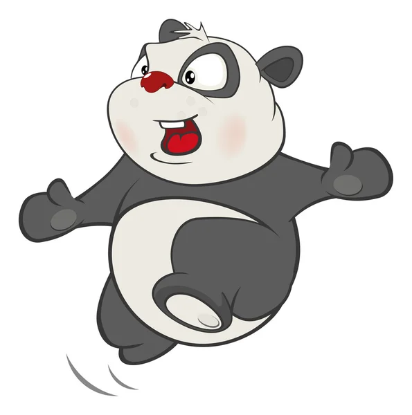 Caractère mignon de panda — Image vectorielle