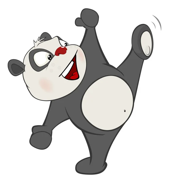 Χαριτωμένο panda χαρακτήρα — Διανυσματικό Αρχείο