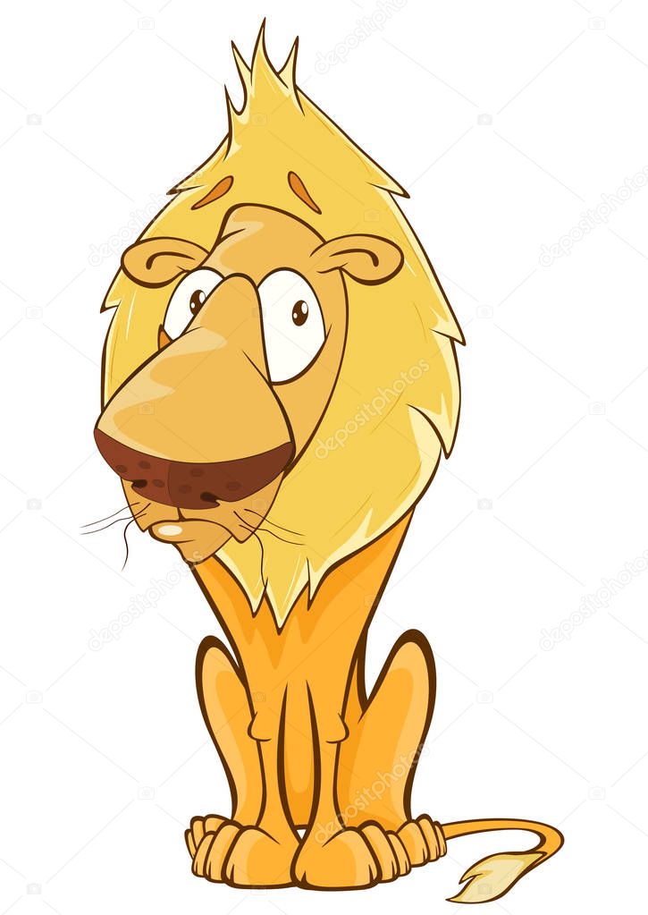 Funny lion cartoon character Stock Vector Image by ©liusaart #129578482 Funny lion cartoon character Stock Vector Image by ©liusaart #129578482