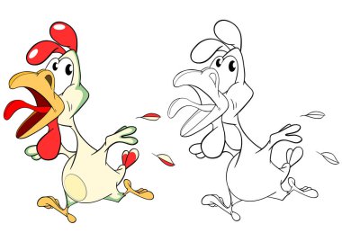 Çizgi film ağlayan horoz