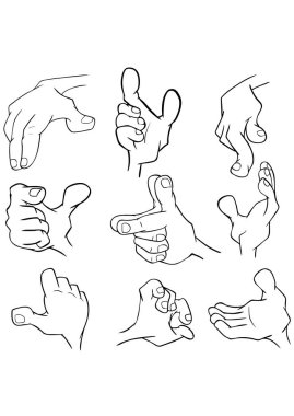 kalp ve süs eşyaları ile vektör arka plan 