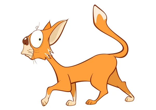 Niedliche Katze. Zeichentrickfigur — Stockvektor