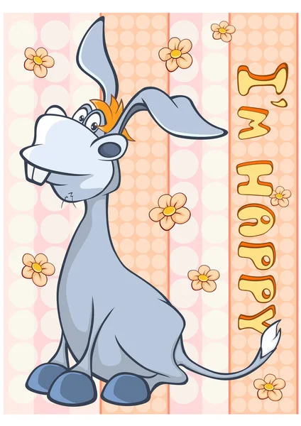 Illustration Cute Cartoon Character Burro You Design Computer Game Coloring Royalty Free Stock Illustrations