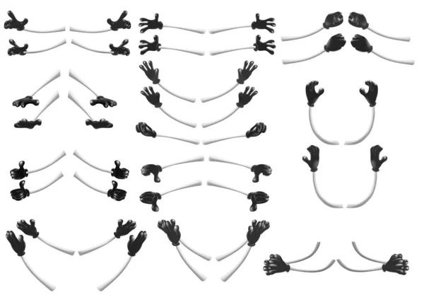 Мультяшные Руки Просто Векторная Иллюстрация — стоковый вектор