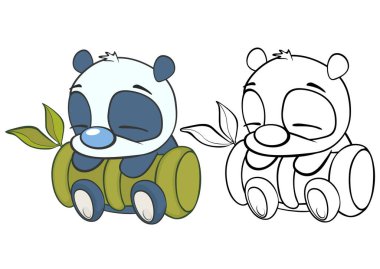 beyaz arkaplanda izole pandalar