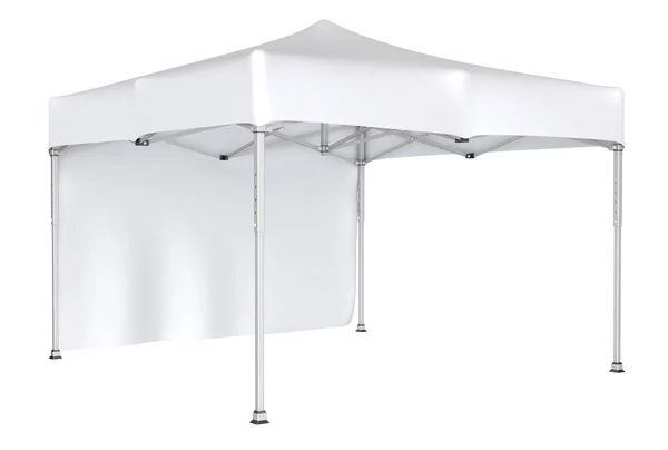 Mobile tent advertising marquee with counter. — Stock Photo, Image